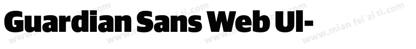 Guardian Sans Web Ul字体转换